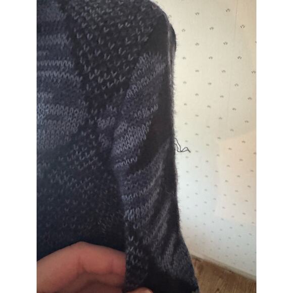 NOSTALGIA Blue Pattern Cardigan Size Small - Picture 5 of 7